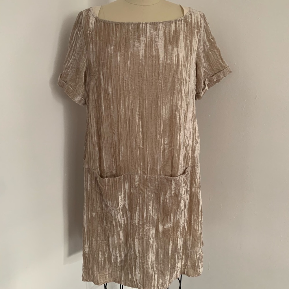 Anthropologie Textured Velvet Dress